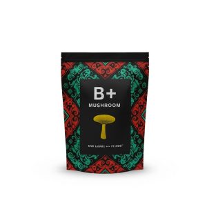 Buy B+ Magic Mushrooms Online – Pure Psilocybin Dried B+ mushrooms with golden-brown caps and white stems on a clean surface