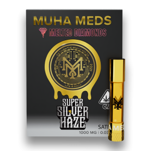Muha Meds Crem Brulee Muha Meds Crem Brulee THC vape cartridge showing rich golden oil and branded packaging Buy Muha Meds Crem Brulee Online