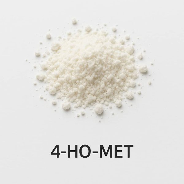 High-purity 4-HO-MET powder on white surface – Buy 4-HO-MET online