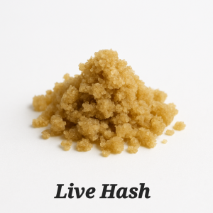 Premium Live Hash concentrate in glass jar on white background – Trippy Soul Marketplace